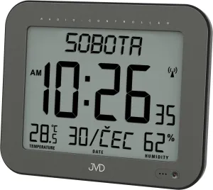 JVD Rádióvezérlésű digitális óra ébresztővel DH9363.1
