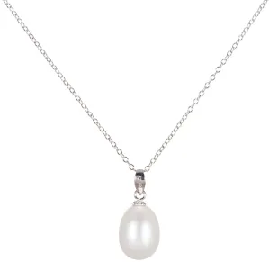 JwL Luxury Pearls Ezüst nyaklánc igazgyönggyel JL0436 (lánc, medál) 45 cm