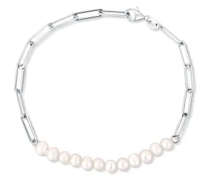 JwL Luxury Pearls Fashion ezüst karkötő gyöngyökkel JL0757