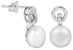 JwL Luxury Pearls Fülbevaló fehér igazgyönggyel JL0503