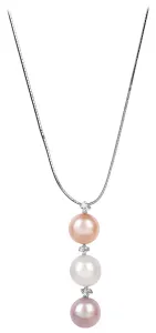 JwL Luxury Pearls Gyengéd nyaklánc gyöngyökkel és cirkónium kövekkel JL0425 (lánc, medál)