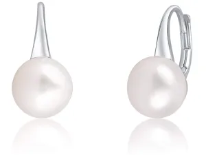 JwL Luxury Pearls Gyengéd ezüst fülbevaló valódi gyönggyel JL0643
