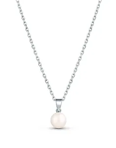 JwL Luxury Pearls Gyengéd ezüst nyaklánc igazgyönggyel JL0835 (lánc, medál)