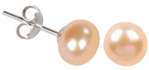 JwL Luxury Pearls Valódi lazac színű gyöngy fülbevalók JL0027