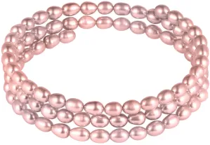 JwL Luxury Pearls Rózsaszín igazgyöngy karkötő JL0570