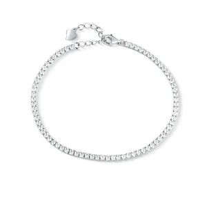 JwL Luxury Pearls Luxus ezüst tenisz karkötő cirkónium kövekkel JL0849