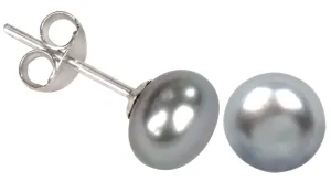 JwL Luxury Pearls Fülbevaló szürke igazgyönggyel JL0029