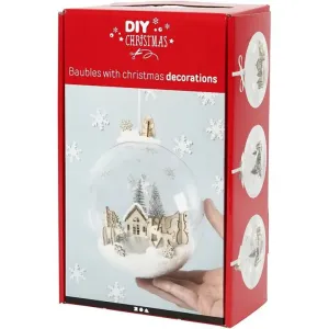 DIY karácsonyi gömb dekorációval (Kreatív készlet)
