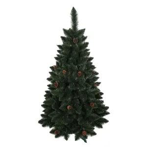 Minőségi karácsonyfa fenyőtobozokkal 150 cm
