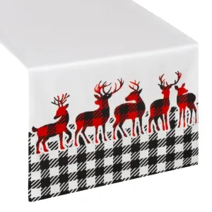 Karácsonyi asztali futó rénszarvassal Szélesség: 40 cm | Hossz: 140 cm