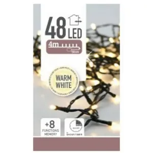 LED-es fény fűzér AX8415210 Fekete Meleg fehér 4 X 4,5 X 7 CM