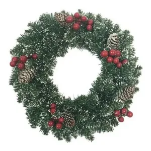 Levante karácsonyi koszorú, zöld, átmérő: 50 cm #686293