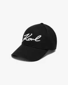 Karl Lagerfeld Signature Siltes sapka Fekete