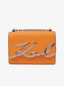 Karl Lagerfeld Signature Crossbody táska Narancssárga