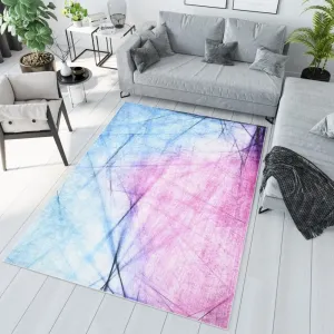 TOSCANA Modern kék és rózsaszín szőnyeg Szélesség: 160 cm | Hossz: 230 cm