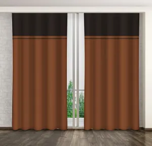 Kétszínű dekoratív sötétítő függöny Hossz: 250 cm #1055052