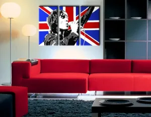 Kézzel festett vászonképek POP Art Ian Brown  ib4  (POP ART képek)