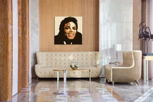 Kézzel festett vászonképek POP Art Michael Jackson  mj6  (POP ART képek)