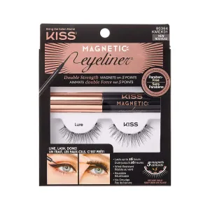 KISS Mágneses szempillák szemhéjtussal (Magnetic Eyeliner & Lash Kit) 07 Charm