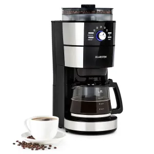 Klarstein Grind & Brew, kávéfőző, 900 - 1000 W, 10 csésze, 1-literes tartály, daráló