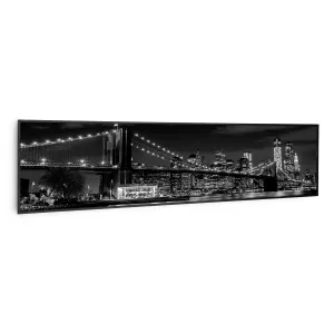 Klarstein Wonderwall Air Art Smart, infravörös hősugárzó, 120 x 30 cm, 350 W, híd #31707