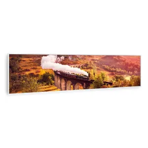 Klarstein Wonderwall Air Art Smart, infravörös hősugárzó, 120 x 30 cm, 350 W, vonat