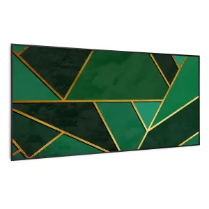 Klarstein Wonderwall Air Art Smart, infravörös hősugárzó, 120 x 60 cm, 700 W, zöld csík #628266