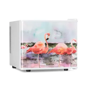 Klarstein Pretty Cool, hűtőszekrény kozmetikumokra, 17 liter, 50 W, 1 polc, Flamingo