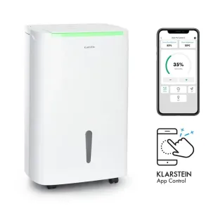 Klarstein DryFy Connect 30 párátlanító WiFi kompresszor 30l / d 25-30m² Fehér