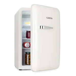 Klarstein Audrey Retro, hűtőszekrény, 70 liter, 3 polc, 2 rekesz az ajtóban, belső világítás #32786