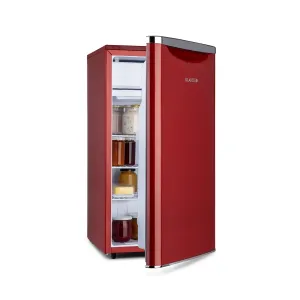 Klarstein Yummy, hűtőszekrény fagyasztórekesszel, 90 liter, F energiahatékonysági osztály, 42 dB #30668