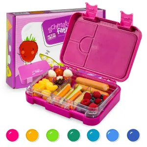 Klarstein junior Lunchbox, 6 rekesz, 21,3 x 15 x 4,5 cm (Sz x Ma x Mé), BPA-mentes #33140