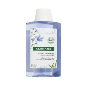 Klorane Dúsító sampon vékonyszálú hajra Bio Len (Volume Shampoo) 200 ml