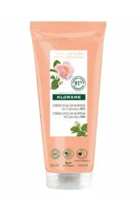 Klorane Tápláló tusfürdő Bio Rózsa tej (Nourishing Shower Gel) 200 ml