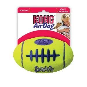 KONG rögbi teniszlabda sípolóval kutyáknak - L méret: 19 x 10 cm