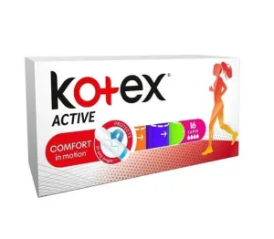 Kotex Tampon Active Super (Tampons) 16 ks