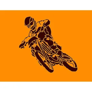 Stencil XXL Motorbike 5 rész 105x100 cm