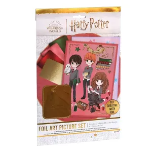 Harry Potter képek arany fóliával - kreatív készlet (Harry Potter)