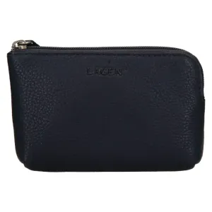 Lagen Női mini bőr pénztárca-kulcstartó BLC/4742 Blue