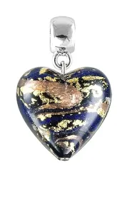 Lampglas Mágikus medál 24 karátos arannyal Egyptian Heart Pearl Lampglas S26 gyönggyel #1387393