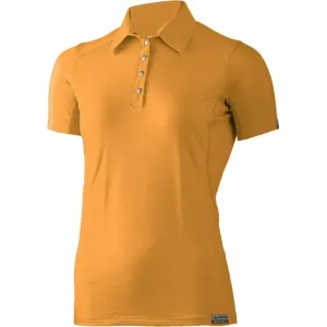 Női merinó póló ing Lasting ALISA-2424 mustár