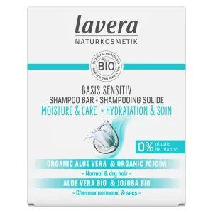 Lavera Szilárd sampon érzékeny fejbőrre Basis Sensitiv (Shampoo Bar) 50 g