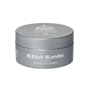 Lee Stafford Szőkítő maszk hűvösebb szőke hajra Bleach Blondes Ice White (Toning Treatment) 200 ml