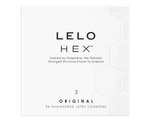 LELO Hex Original - luxus óvszer (3db)