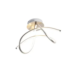 Design mennyezeti lámpa acél LED-del - Viola