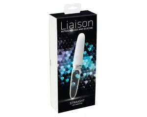 You2Toys Liaison - akkus, szilikon-üveg LED vibrátor (áttetsző-fehér) #323603