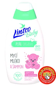Linteo Gyerek tisztító tej és sampon Bio körömvirággal Baby 425 ml