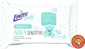 Linteo Nedves törlőkendők Baby Aqua Sensitive 48 db