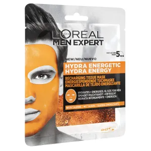 L´Oréal Paris Textil hidratáló maszk férfiaknak Men Expert Hydra Energetic 32 g