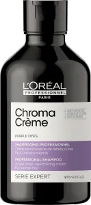 L´Oréal Professionnel Professzionális sárga tónusokat semlegesítő lila sampon Serie Expert Chroma Crème (Purple Dyes Shampoo) 300 ml